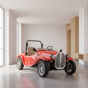 Luxury Classic Electric Buggy 02 seater For Entertainment & Events 72V 60Ah 2000W