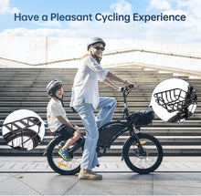 Load image into Gallery viewer, kugoo Kirin V1 Pro Electric bike 48v 25Ah 350W with Child carrying Rack &amp; front Basket - E-Scooter UAE Hub
