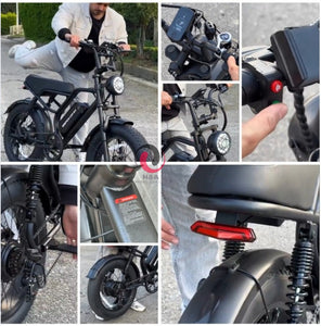 Windhorse V8 Fat Tyre E Bike 48V 18Ah 1000W 2025 NEW Model