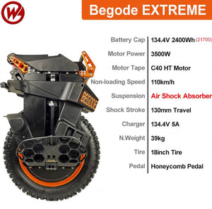 Begode Extreme wheel Electric Unicycle