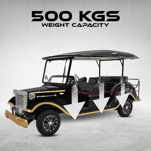 Classic Golf Cart Vintage Car Design-6 Seater