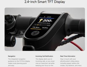 Segway Ninebot F3 Pro Ekick Scooter 3rd gen 2025 New 1200W Motor 70km Range 32kmh Top Speed