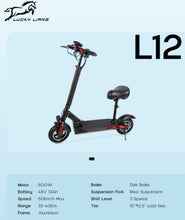 Load image into Gallery viewer, L12 Electric Scooter 48V 13Ah 600W
