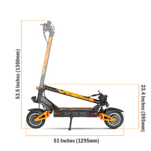 Load image into Gallery viewer, KUGOO Kirin G3 Pro Electric Scooter 52V 23Ah Dual motor 1200W 65Kmh Top Speed - E-Scooter UAE Hub
