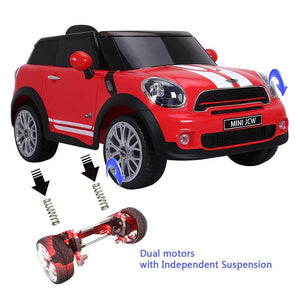 Ride On Electric Car Licensed Mini Cooper Kids AGE 2-5 Years - E-Scooter UAE Hub