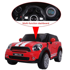 Ride On Electric Car Licensed Mini Cooper Kids AGE 2-5 Years - E-Scooter UAE Hub