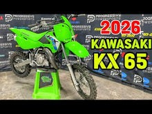 Load and play video in Gallery viewer, 2026 Kawasaki KX65 kids &amp; Teens Dirt Bike Age 7-16
