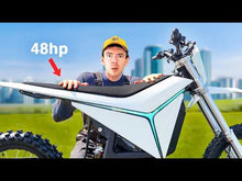 Load and play video in Gallery viewer, Y-VOLT Surge V Electric Dirt Bike – 35 kW Peak, 97.2V 45Ah
