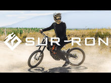 Load and play video in Gallery viewer, Surron Light Bee X Electric Dirt Bike Mountain Bike 6000W 40Ah Black Limited Edition 2024

