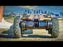 Load and play video in Gallery viewer, Hadean Bamboo All Terrain Electric skateboard
