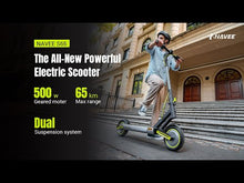 Load and play video in Gallery viewer, NAVEE S65 10in 48V 500W 65KM Mileage Electric Scooter
