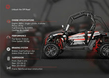Load image into Gallery viewer, Predator 420cc Buggy off Road 2WD UTV - 02 Seater
