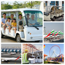 Load image into Gallery viewer, Electric Sightseeing Cart for Scenic Spots 14-Seater
