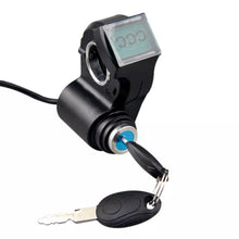 Load image into Gallery viewer, Electric Bicycle Thumb Throttle Voltmeter Digital Battery Voltage Key Switch Power Key Lock Electric Bike Accessories - E-Scooter UAE Hub
