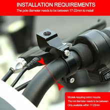Load image into Gallery viewer, Handlebar Mirror Cycling Rear View Mirror Bike Side Mirrors Accessories - E-Scooter UAE Hub
