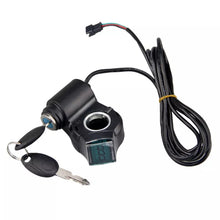 Load image into Gallery viewer, Electric Bicycle Thumb Throttle Voltmeter Digital Battery Voltage Key Switch Power Key Lock Electric Bike Accessories - E-Scooter UAE Hub
