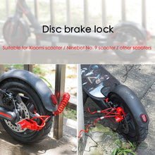 Load image into Gallery viewer, Anti-Theft Disc Brake Steel Wire Lock
