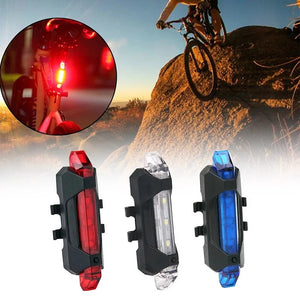 USB Rechargeable Lamp LED Safety Warning Taillight light Pire