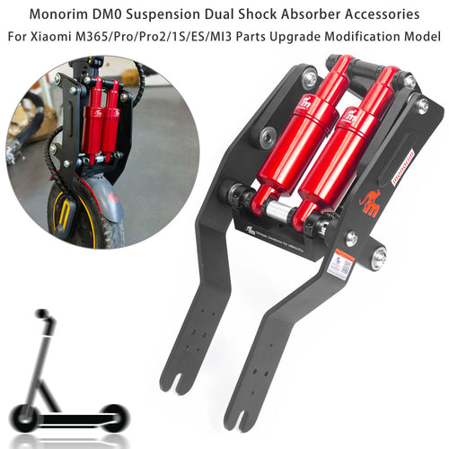 Monorim DM0 Modified Front Dual Suspension Upgraded Shock Absorber for Xiaomi M365/PRO/PRO 2/1S/Es/Mi3 Electric Scooter Parts - E-Scooter UAE Hub
