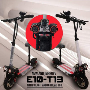 E10 Scooter 2022 Upgrade Model 1000w Motor 3 lights Off Road