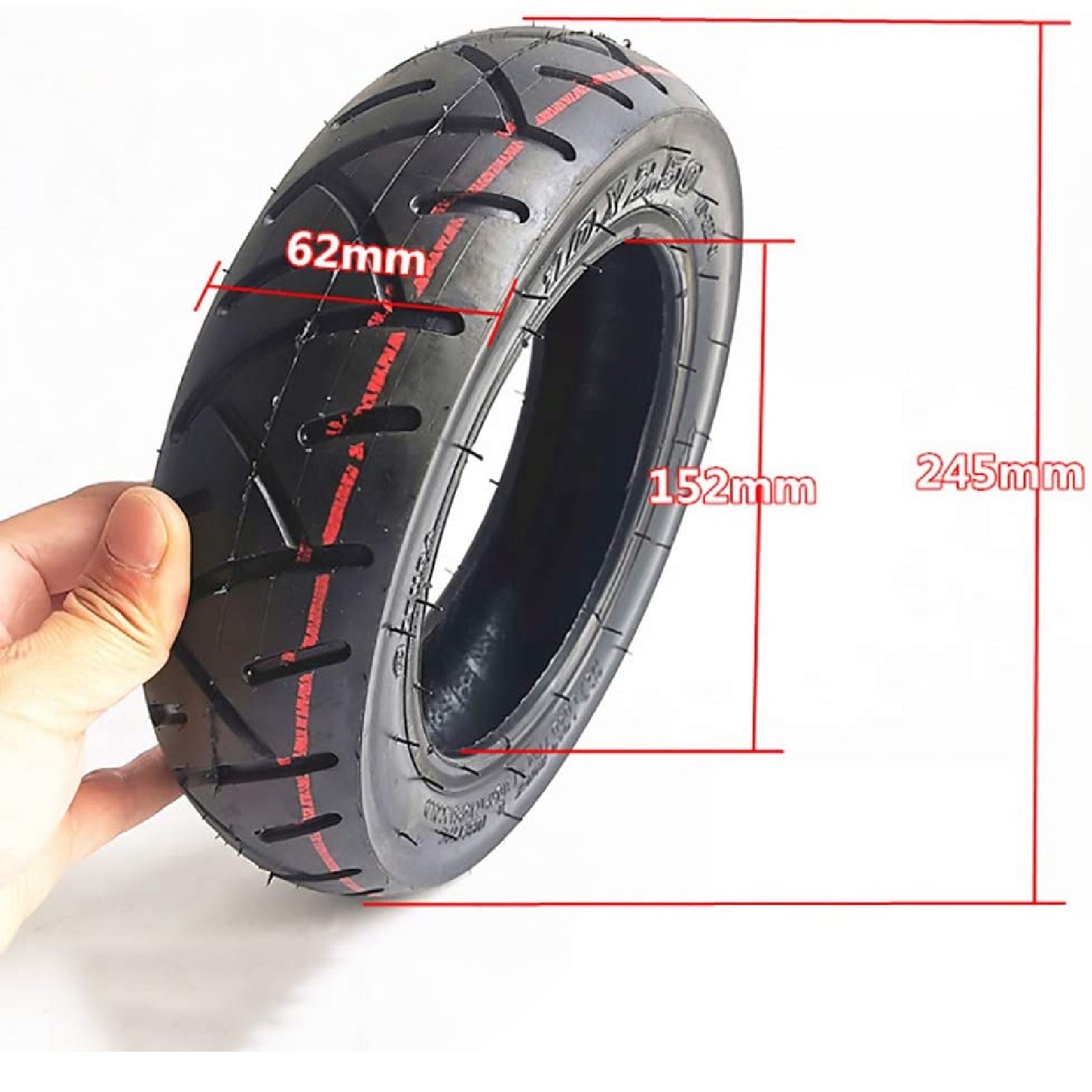 10 Inch Solid Tire, 10x2.50 Tire, Suitable For Electric Scooter, Balance  Drive, Bicycle Tire, High-quality 10x2.5 Solid Tire