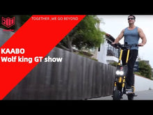 Load and play video in Gallery viewer, Kaabo Wolf King GT Pro Electric Scooter 72V 35Ah samsung Black
