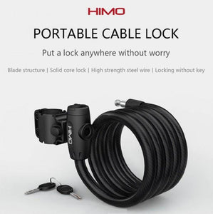 HIMO L150 Folding Cable Lock E-Bike Lockstitch