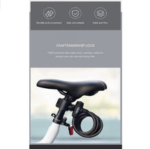 Load image into Gallery viewer, HIMO L150 Folding Cable Lock E-Bike Lockstitch
