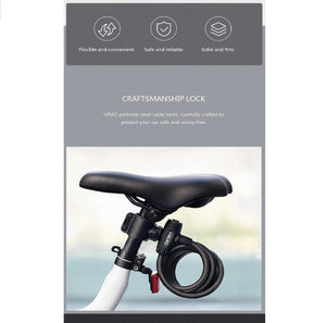 HIMO L150 Folding Cable Lock E-Bike Lockstitch