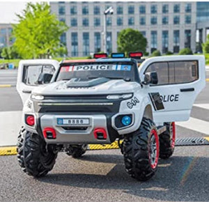 Police Ride-On Electric Car 12v for Kids Age 1-13 Years - E-Scooter UAE Hub