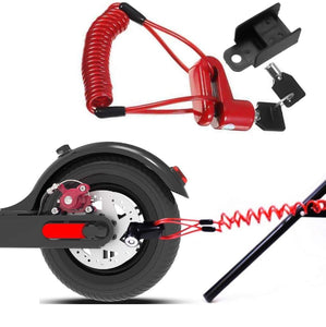 Anti-Theft Disc Brake Steel Wire Lock - E-Scooter UAE Hub